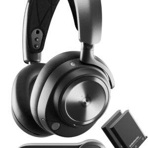 steelseries arctis nova pro wireless xbox headset gaming headset wireless unbegrenzte akkulaufzeit; 2 akku system active noise cancellation clearcast gen2 mikro für xbox
